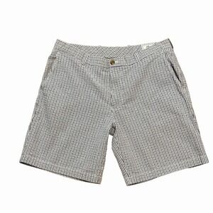 Southern Tide Men's 9" Seersucker Shorts Blue Plaid Size 38